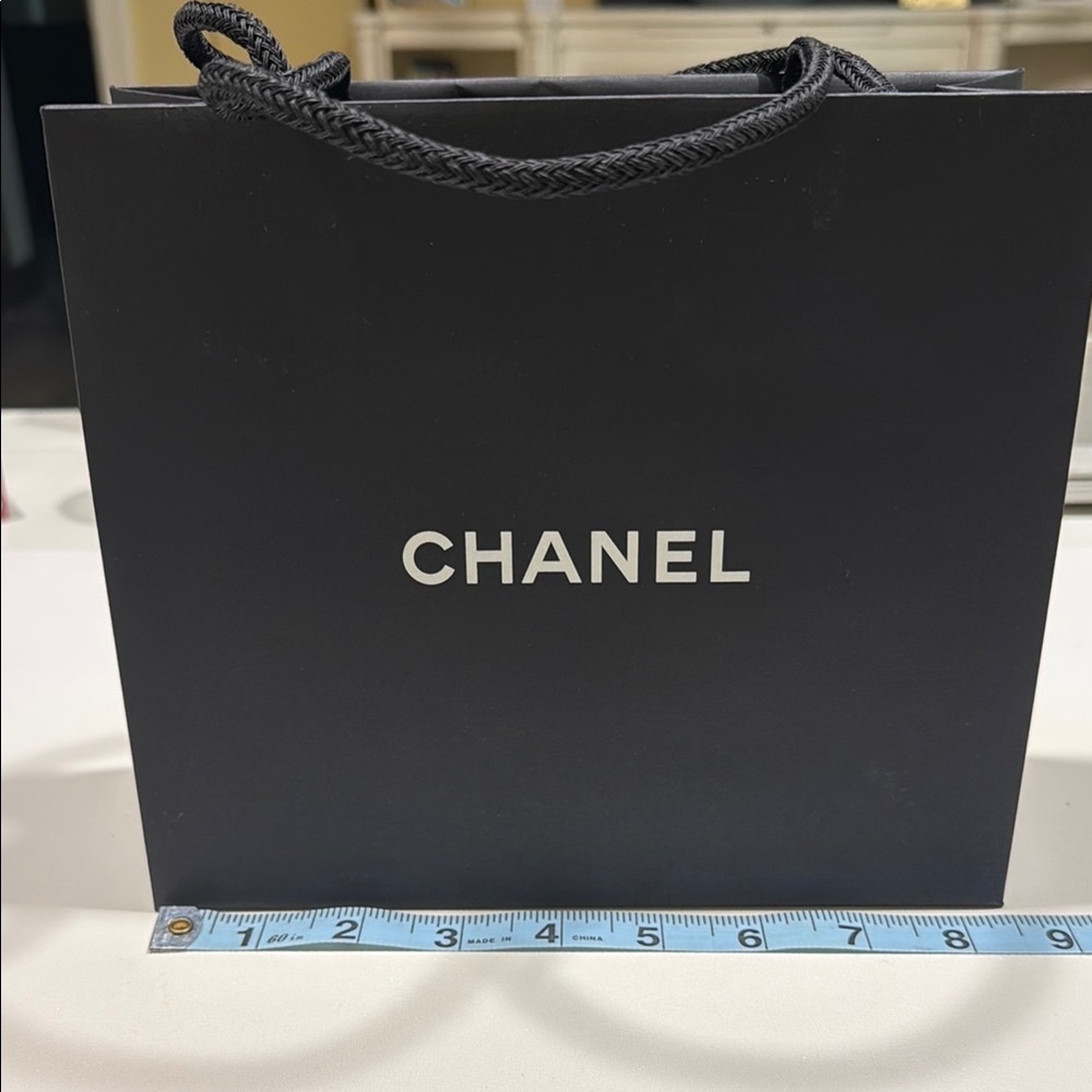 CHANEL Black and White Gift Bag
